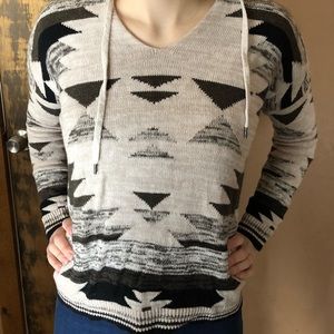 American Eagle Tribal hooded sweater